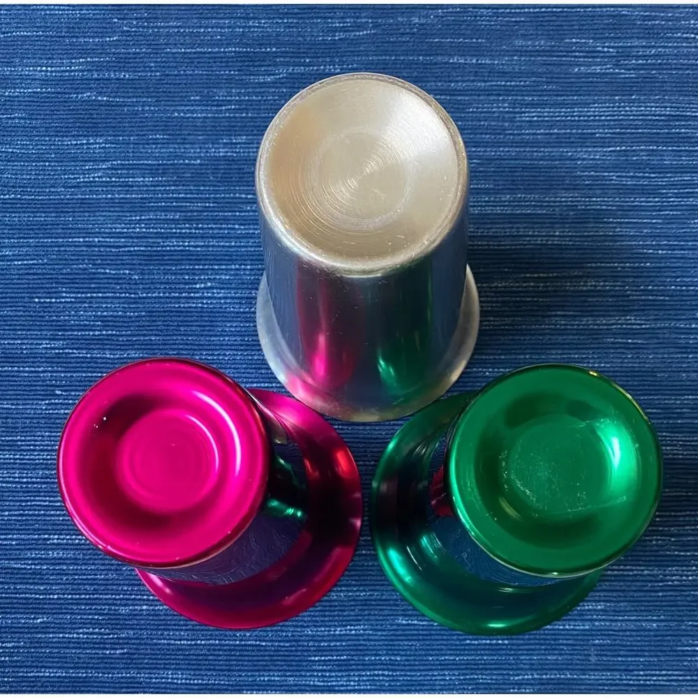 Set of 3 Colorful Aluminum Tumblers 5